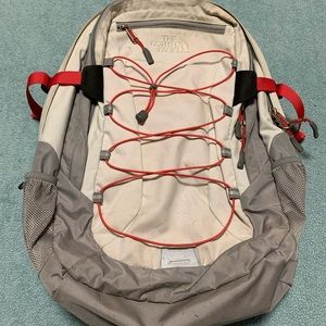 The North Face Borealis Back pack -pink/white/grey